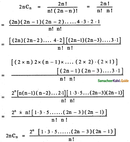 Samacheer Kalvi 11th Maths Guide Chapter 4 Combinatorics and Mathematical Induction Ex 4.3 9