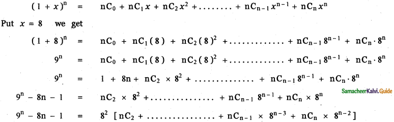 Samacheer Kalvi 11th Maths Guide Chapter 5 Binomial Theorem, Sequences and Series Ex 5.1 18