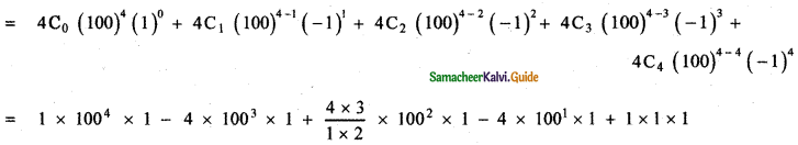 Samacheer Kalvi 11th Maths Guide Chapter 5 Binomial Theorem, Sequences and Series Ex 5.1 5