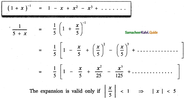 Samacheer Kalvi 11th Maths Guide Chapter 5 Binomial Theorem, Sequences and Series Ex 5.4 2