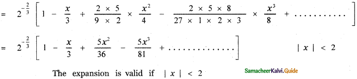 Samacheer Kalvi 11th Maths Guide Chapter 5 Binomial Theorem, Sequences and Series Ex 5.4 6