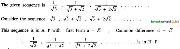 Samacheer Kalvi 11th Maths Guide Chapter 5 Binomial Theorem, Sequences and Series Ex 5.5 6