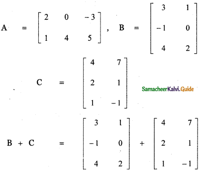 Samacheer Kalvi 11th Maths Guide Chapter 7 Matrices and Determinants Ex 7.1 32