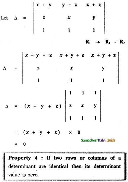 Samacheer Kalvi 11th Maths Guide Chapter 7 Matrices and Determinants Ex 7.2 42