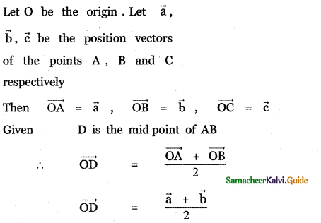 Samacheer Kalvi 11th Maths Guide Chapter 8 Vector Algebra - I Ex 8.1 6