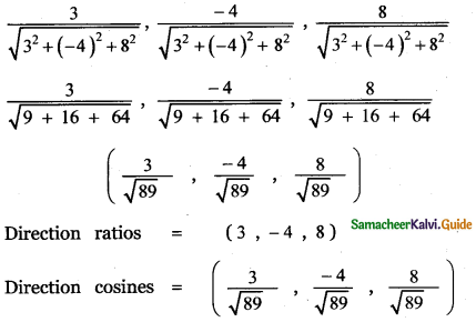 Samacheer Kalvi 11th Maths Guide Chapter 8 Vector Algebra - I Ex 8.2 10