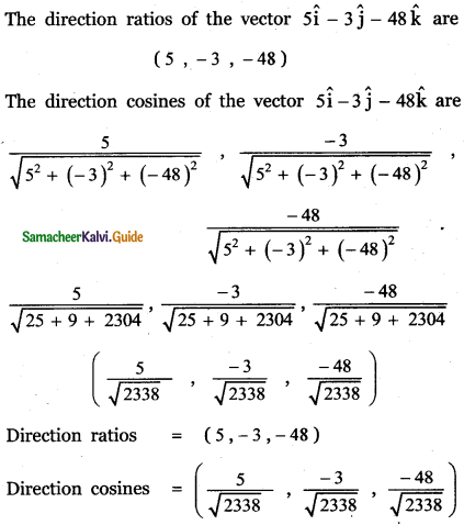 Samacheer Kalvi 11th Maths Guide Chapter 8 Vector Algebra - I Ex 8.2 13