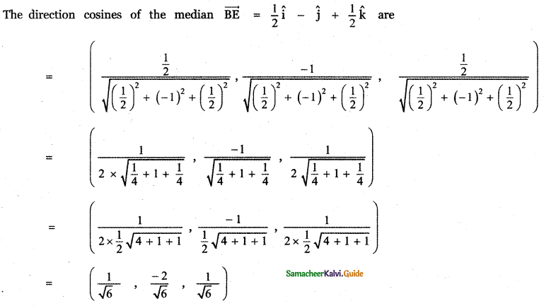 Samacheer Kalvi 11th Maths Guide Chapter 8 Vector Algebra - I Ex 8.2 20
