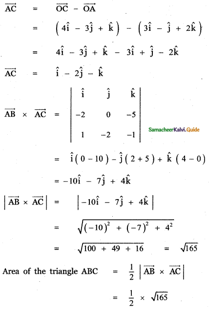 Samacheer Kalvi 11th Maths Guide Chapter 8 Vector Algebra - I Ex 8.4 9
