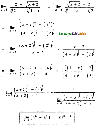 Samacheer Kalvi 11th Maths Guide Chapter 9 Limits and Continuity Ex 9.2 26