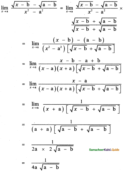 Samacheer Kalvi 11th Maths Guide Chapter 9 Limits and Continuity Ex 9.2 37