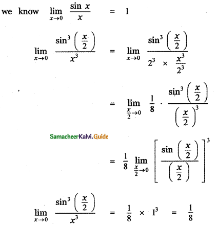 Samacheer Kalvi 11th Maths Guide Chapter 9 Limits and Continuity Ex 9.4 14