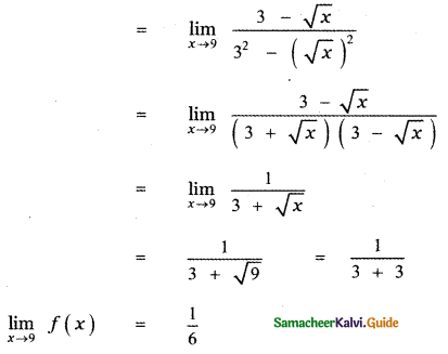 Samacheer Kalvi 11th Maths Guide Chapter 9 Limits and Continuity Ex 9.5 70