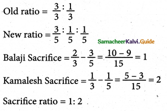 Samacheer Kalvi 12th Accountancy Guide Chapter 5 Admission of a Partner 3