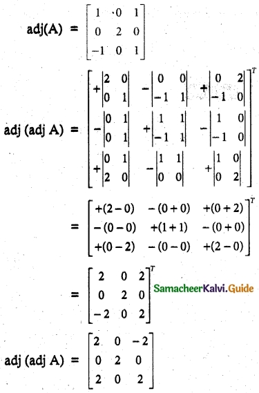 Samacheer Kalvi 12th Maths Guide Chapter 1 Applications of Matrices and Determinants Ex 1.1 29