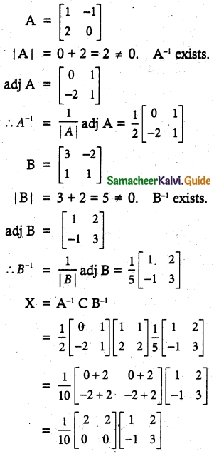 Samacheer Kalvi 12th Maths Guide Chapter 1 Applications of Matrices and Determinants Ex 1.1 37
