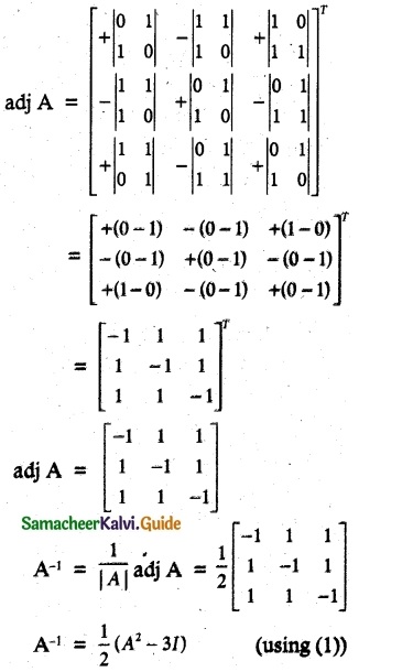 Samacheer Kalvi 12th Maths Guide Chapter 1 Applications of Matrices and Determinants Ex 1.1 41