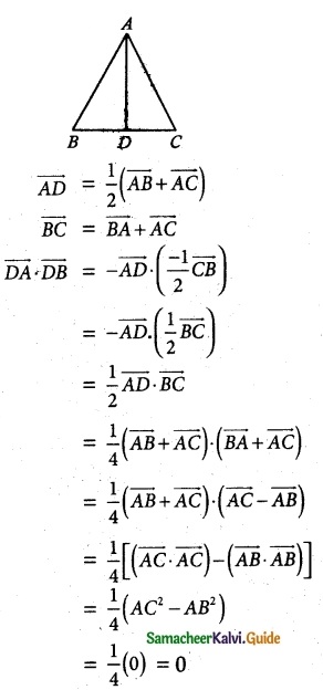 Samacheer Kalvi 12th Maths Guide Chapter 6 Applications of Vector Algebra Ex 6.1 2