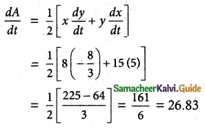Samacheer Kalvi 12th Maths Guide Chapter 7 Applications of Differential Calculus Ex 7.1 8
