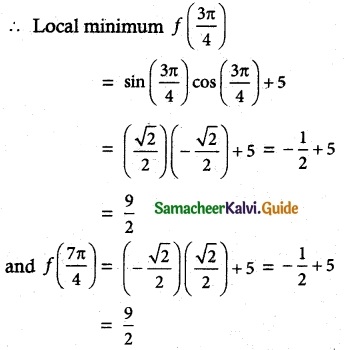 Samacheer Kalvi 12th Maths Guide Chapter 7 Applications of Differential Calculus Ex 7.6 7