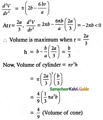 Samacheer Kalvi 12th Maths Guide Chapter 7 Applications of Differential Calculus Ex 7.8 13