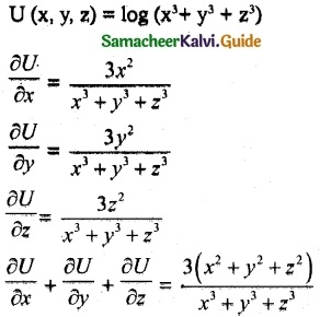Samacheer Kalvi 12th Maths Guide Chapter 8 Differentials and Partial Derivatives Ex 8.4 9