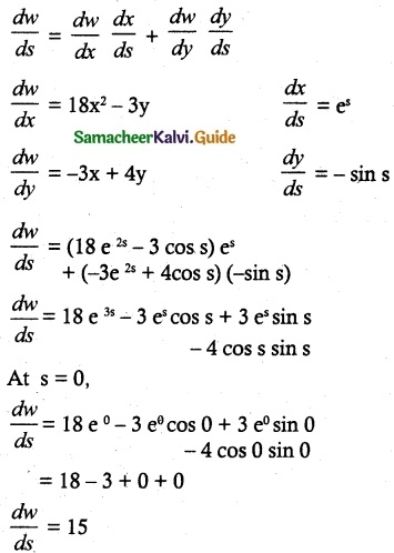 Samacheer Kalvi 12th Maths Guide Chapter 8 Differentials and Partial Derivatives Ex 8.6 5