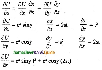 Samacheer Kalvi 12th Maths Guide Chapter 8 Differentials and Partial Derivatives Ex 8.6 8