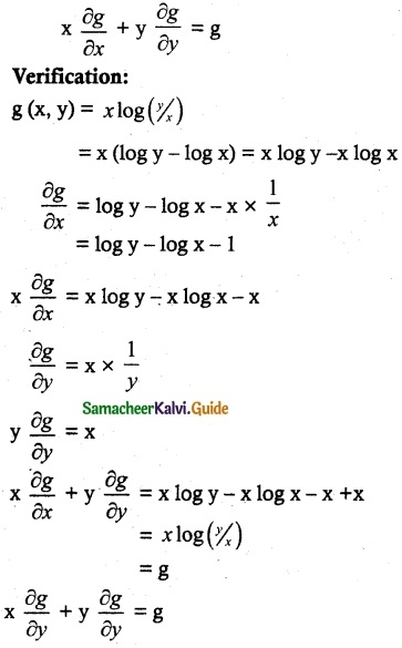Samacheer Kalvi 12th Maths Guide Chapter 8 Differentials and Partial Derivatives Ex 8.7 5