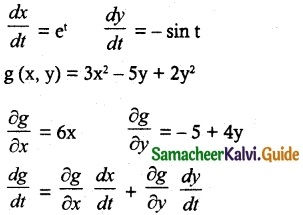 Samacheer Kalvi 12th Maths Guide Chapter 8 Differentials and Partial Derivatives Ex 8.8 3