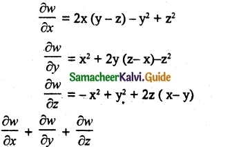 Samacheer Kalvi 12th Maths Guide Chapter 8 Differentials and Partial Derivatives Ex 8.8 6