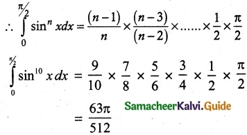 Samacheer Kalvi 12th Maths Guide Chapter 9 Applications of Integration Ex 9.6 1