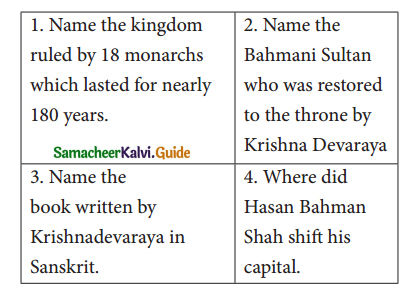 Samacheer Kalvi 7th Social Science Guide History Term 2 Chapter 1 Vijayanagar and Bahmani Kingdoms 2