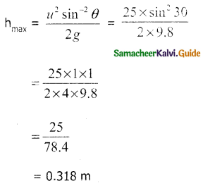 Samacheer Kalvi 11th Physics Guide Chapter 2 Kinematics 57