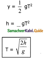 Samacheer Kalvi 11th Physics Guide Chapter 2 Kinematics 98