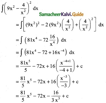 Samacheer Kalvi 12th Business Maths Guide Chapter 2 Integral Calculus I Ex 2.1 2