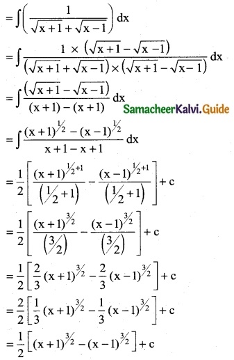Samacheer Kalvi 12th Business Maths Guide Chapter 2 Integral Calculus I Ex 2.1 5