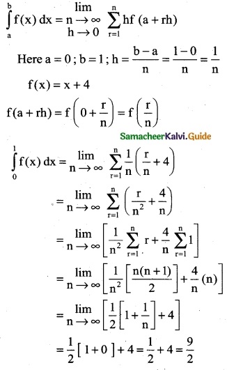Samacheer Kalvi 12th Business Maths Guide Chapter 2 Integral Calculus I Ex 2.11 1