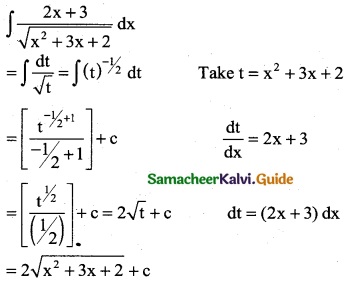 Samacheer Kalvi 12th Business Maths Guide Chapter 2 Integral Calculus I Ex 2.12 6