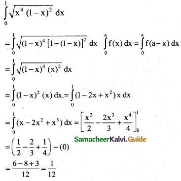 Samacheer Kalvi 12th Business Maths Guide Chapter 2 Integral Calculus I Ex 2.12 8