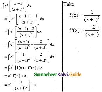 Samacheer Kalvi 12th Business Maths Guide Chapter 2 Integral Calculus I Ex 2.6 11