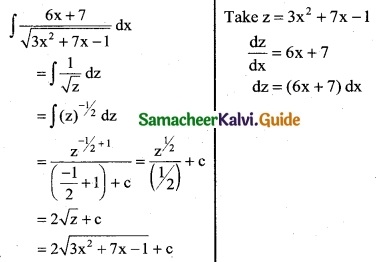 Samacheer Kalvi 12th Business Maths Guide Chapter 2 Integral Calculus I Ex 2.6 4