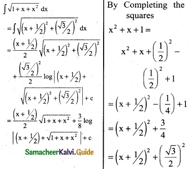 Samacheer Kalvi 12th Business Maths Guide Chapter 2 Integral Calculus I Ex 2.7 11