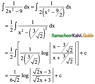 Samacheer Kalvi 12th Business Maths Guide Chapter 2 Integral Calculus I Ex 2.7 3