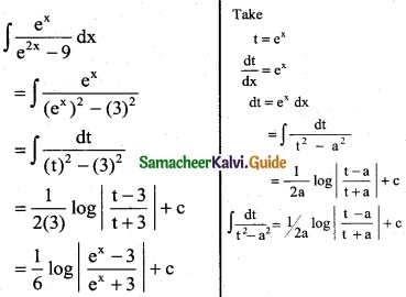 Samacheer Kalvi 12th Business Maths Guide Chapter 2 Integral Calculus I Ex 2.7 7