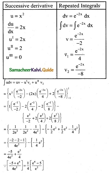 Samacheer Kalvi 12th Business Maths Guide Chapter 2 Integral Calculus I Miscellaneous Problems 11