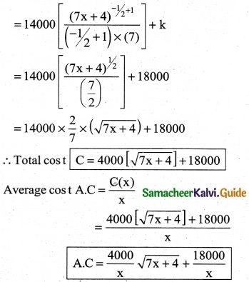 Samacheer Kalvi 12th Business Maths Guide Chapter 3 Integral Calculus II Ex 3.2 14