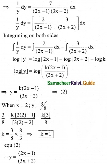 Samacheer Kalvi 12th Business Maths Guide Chapter 3 Integral Calculus II Ex 3.2 2
