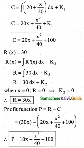 Samacheer Kalvi 12th Business Maths Guide Chapter 3 Integral Calculus II Miscellaneous Problems 4