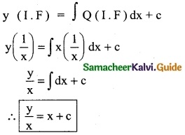 Samacheer Kalvi 12th Business Maths Guide Chapter 4 Differential Equations Ex 4.4 2